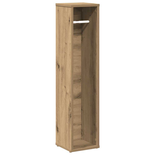 Badezimmerschrank mit Rollenhalter Artisan Oak 20,5x20x90 cm