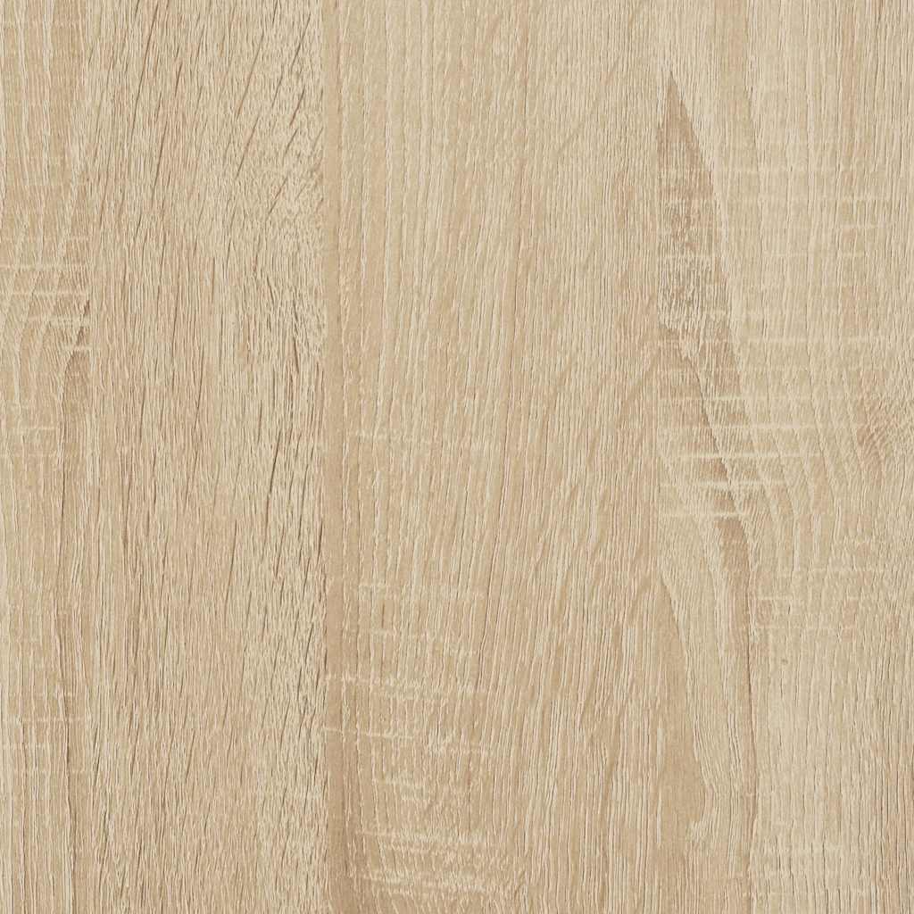 Nachttische 2 Stk. Sonoma-Eiche 46,5x29x61 cm Holzwerkstoff