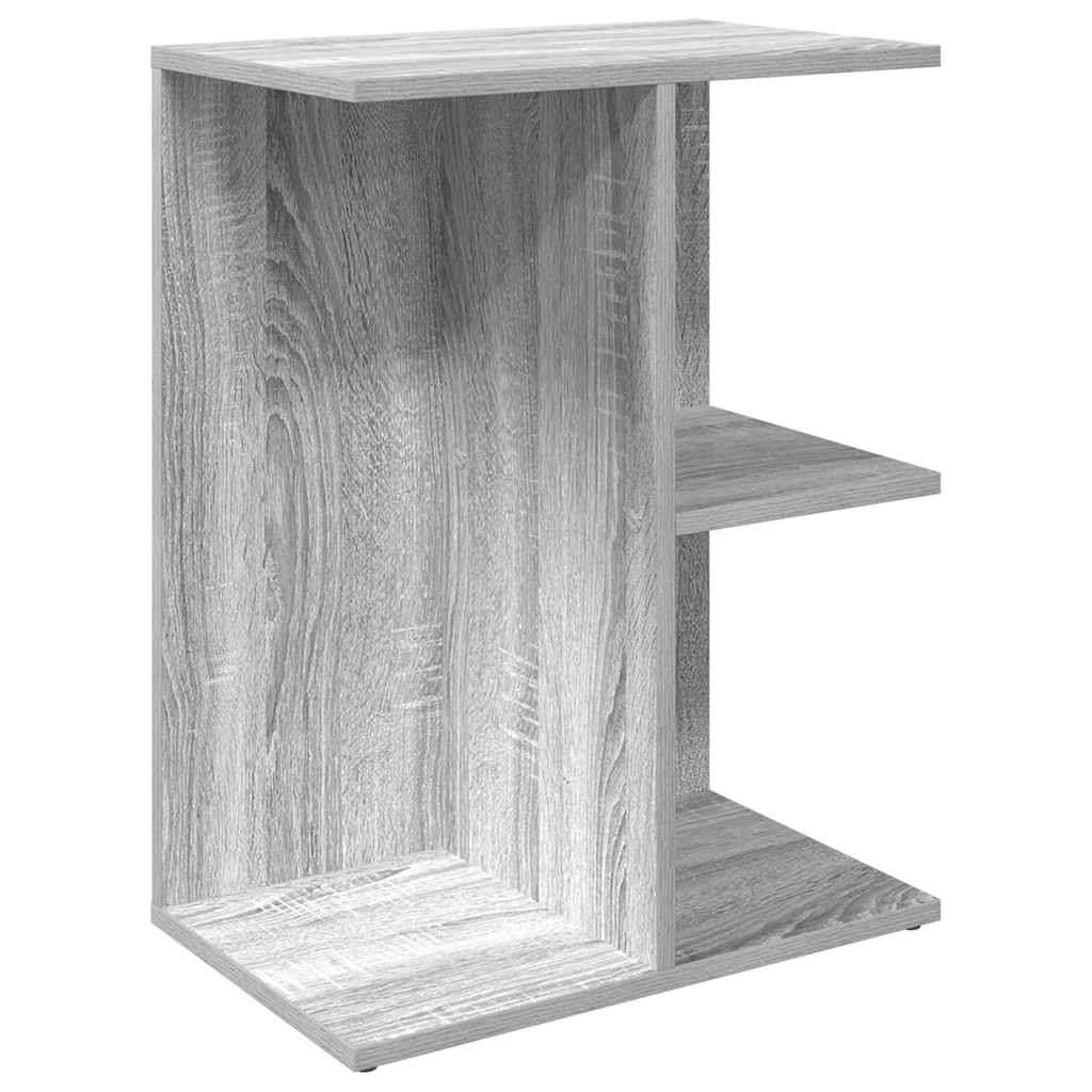 Nachttische 2 Stk. Grau Sonoma 46,5x29x61 cm Holzwerkstoff