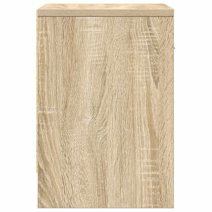 Nachttische 2 Stk. mit Schublade Sonoma-Eiche 39x28x41 cm