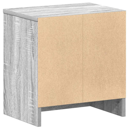 Nachttische 2 Stk. mit Schublade Grau Sonoma 39x28x41 cm