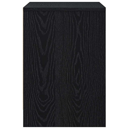 Nachttische 2 Stk. mit Schublade Schwarz 40x34x50 cm