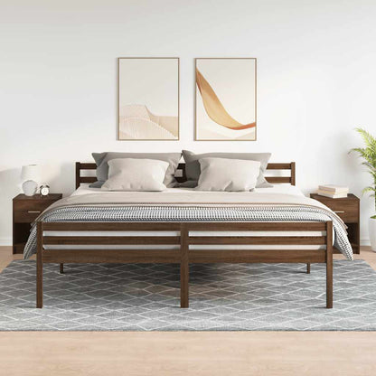 Nachttische 2 Stk. mit Schublade Eichen-Optik 40x34x50 cm