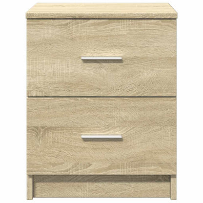 Nachttische 2 Stk. mit 2 Schubladen Sonoma-Eiche 40x36x50 cm