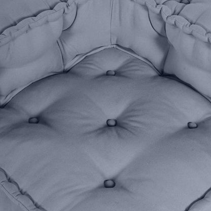 Modulares Sofa Grau 70 x 70 x 54 cm Stoff