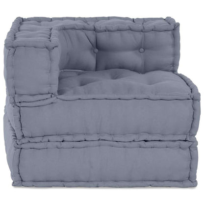 Modulares Sofa Grau 70 x 70 x 54 cm Stoff