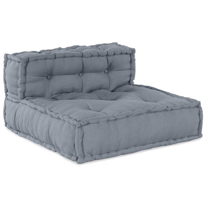 Modulares Sofa Grau 70 x 70 x 54 cm Stoff