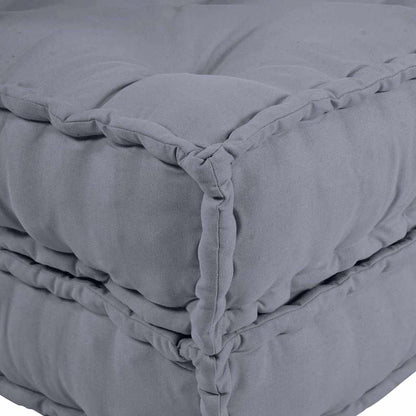 Modulares Sofa Grau 70 x 70 x 36 cm Stoff