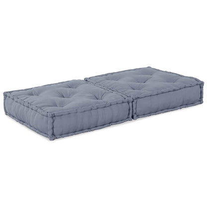 Modulares Sofa Grau 70 x 70 x 36 cm Stoff