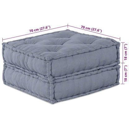 Modulares Sofa Grau 70 x 70 x 36 cm Stoff