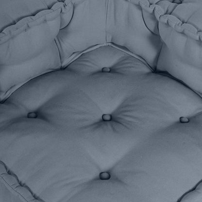 Modulares Sofa 2 pcs Grau 140 x 70 x 36 cm Stoff