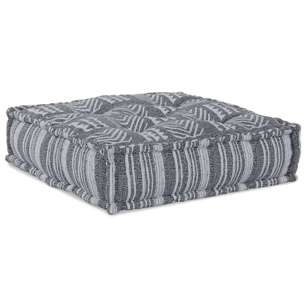 Modulares Sofa Gestreift Grau 70 x 70 x 54 cm Stoff