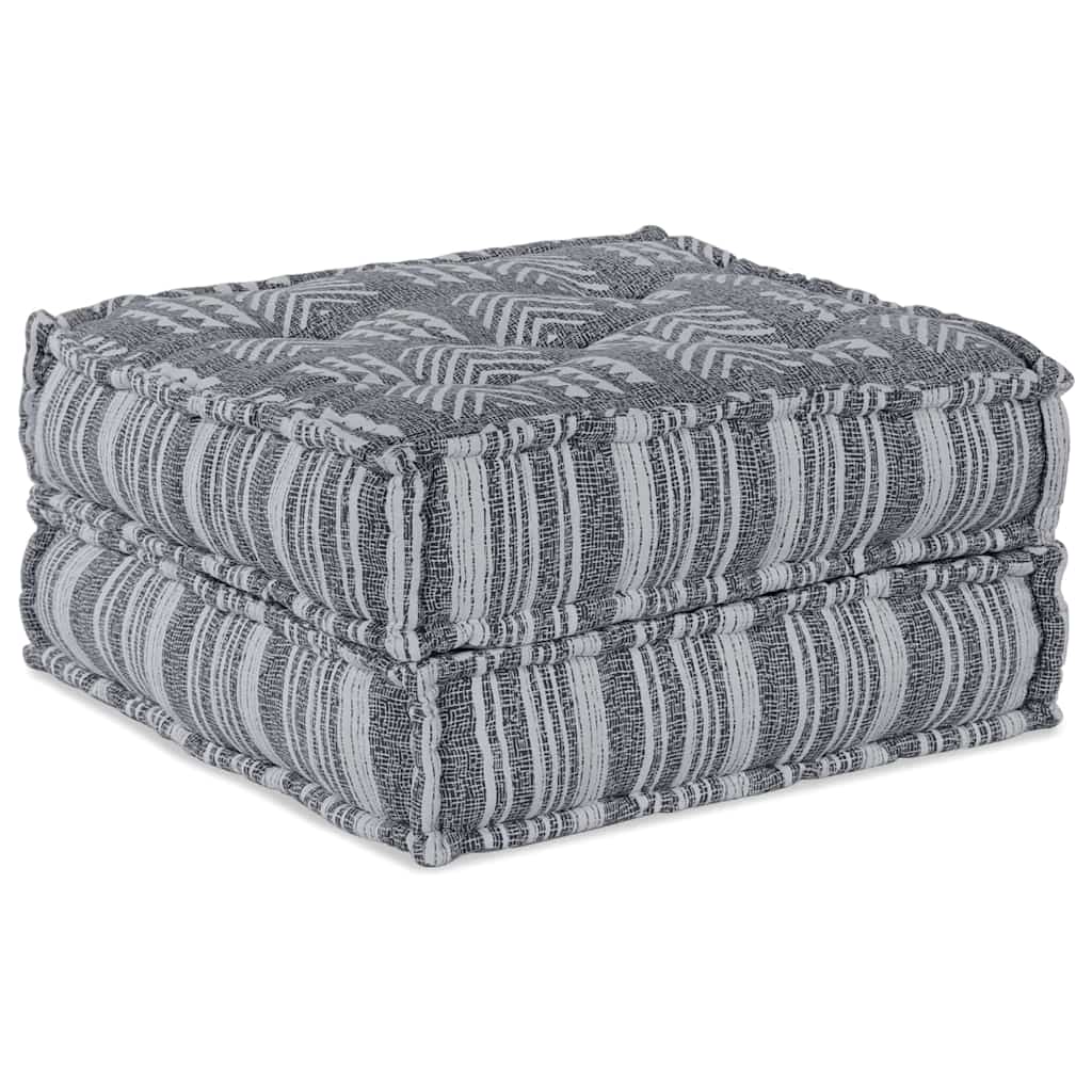 Modulares Sofa Gestreift Grau 70 x 70 x 36 cm Stoff