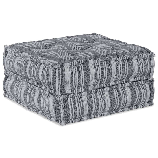 Modulares Sofa Gestreift Grau 70 x 70 x 36 cm Stoff