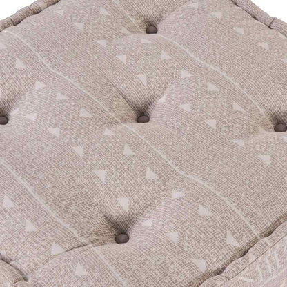 Modulares Sofa Geometrisch Hellbraun 70 x 70 x 36 cm Stoff