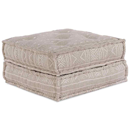 Modulares Sofa Geometrisch Hellbraun 70 x 70 x 36 cm Stoff