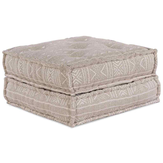 Modulares Sofa Geometrisch Hellbraun 70 x 70 x 36 cm Stoff