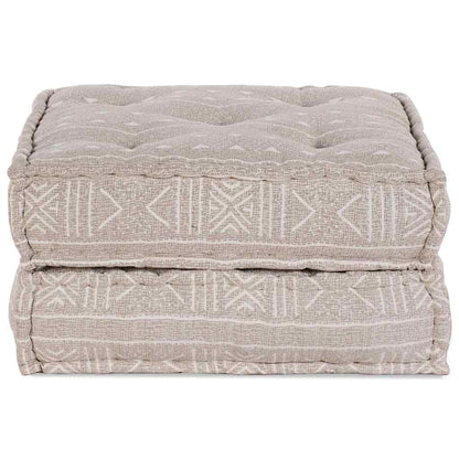 Modulares Sofa Geometrisch Hellbraun 70 x 70 x 36 cm Stoff