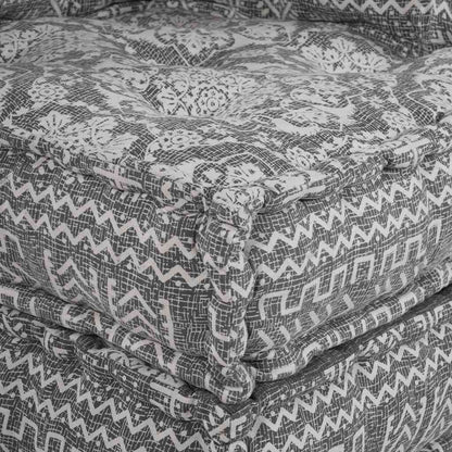 Modulares Sofa Geometrisch Hellgrau 70 x 70 x 54 cm Stoff