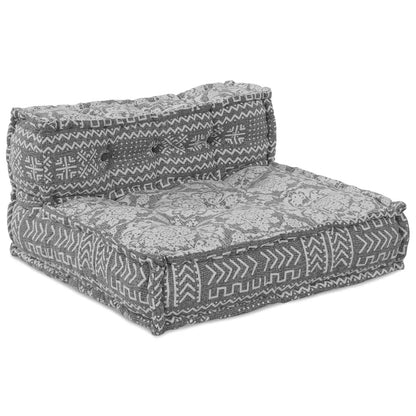 Modulares Sofa Geometrisch Hellgrau 70 x 70 x 54 cm Stoff