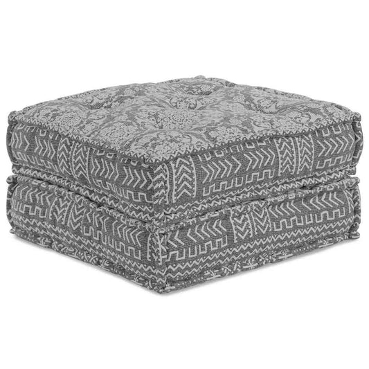 Modulares Sofa Geometrisch Hellgrau 70 x 70 x 36 cm Stoff