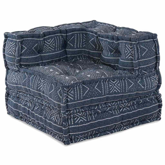 Modulares Sofa Geometrisch Indigo 70 x 70 x 54 cm Stoff
