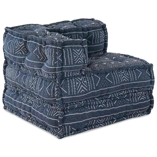 Modulares Sofa Geometrisch Indigo 70 x 70 x 54 cm Stoff