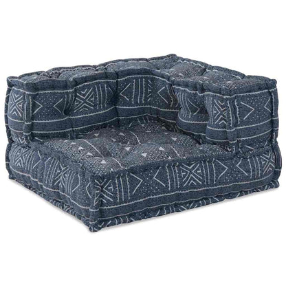 Modulares Sofa Geometrisch Indigo 70 x 70 x 54 cm Stoff