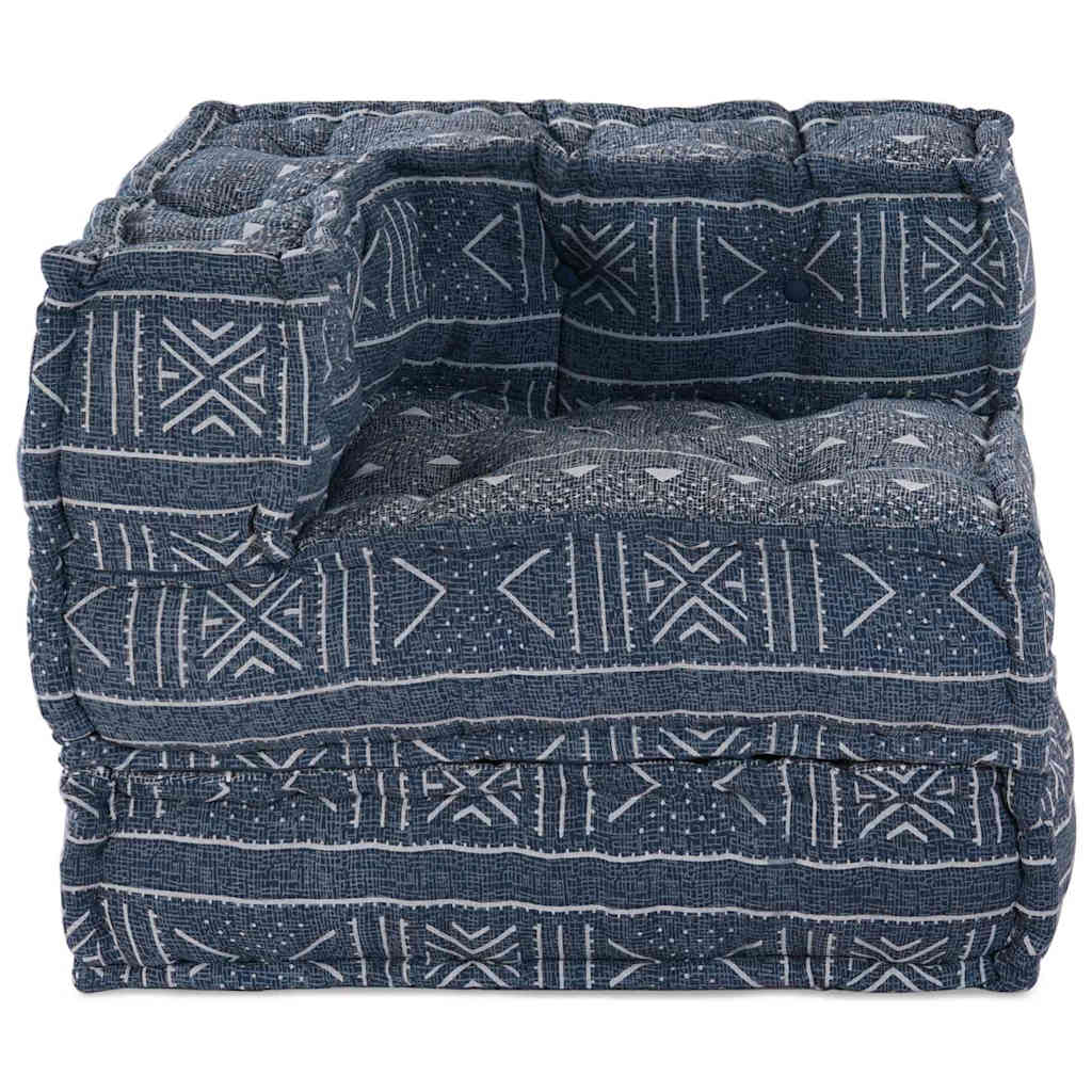 Modulares Sofa Geometrisch Indigo 70 x 70 x 54 cm Stoff