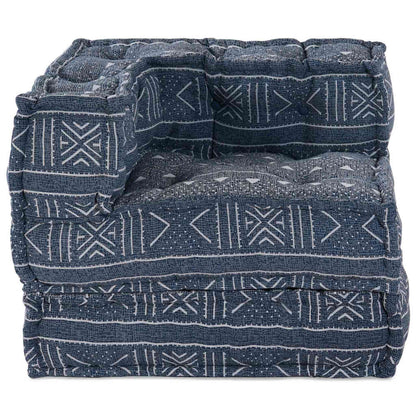 Modulares Sofa Geometrisch Indigo 70 x 70 x 54 cm Stoff