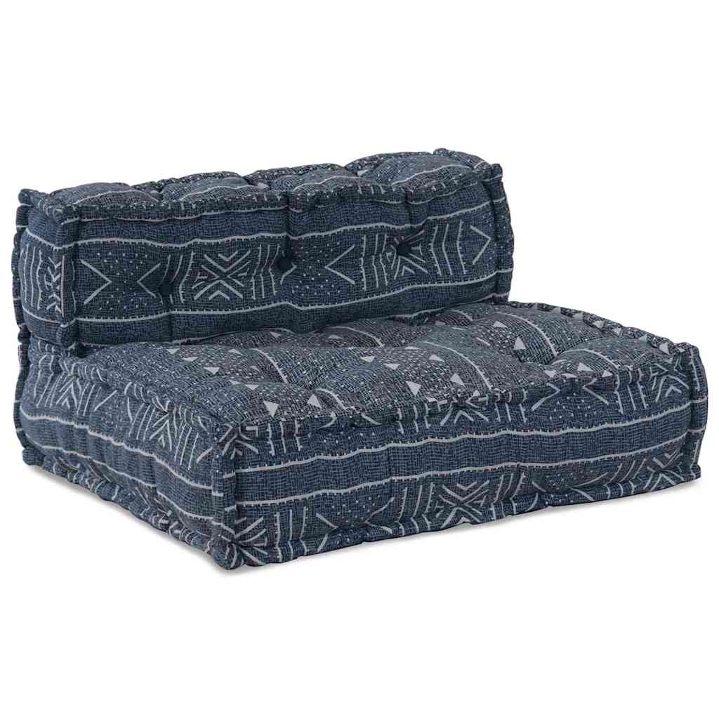 Modulares Sofa Geometrisch Indigo 70 x 70 x 54 cm Stoff