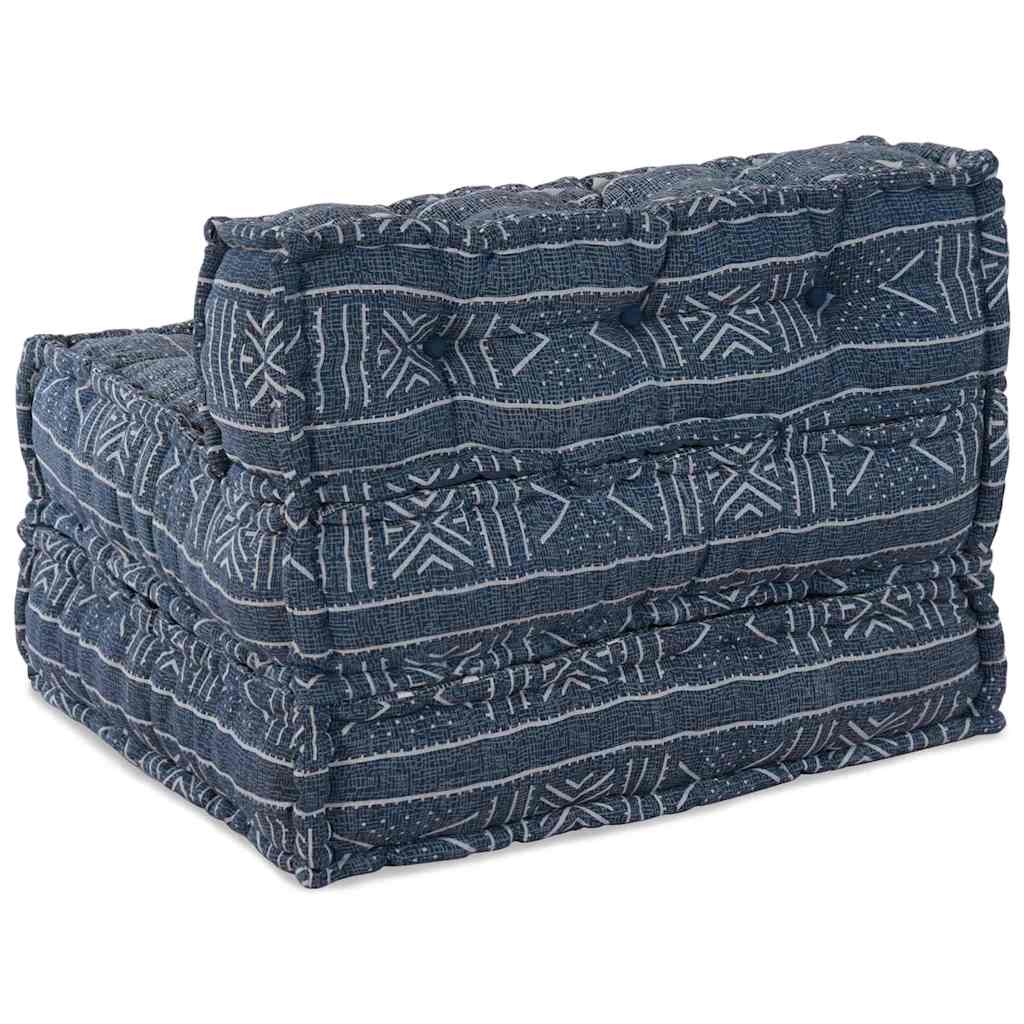 Modulares Sofa Geometrisch Indigo 70 x 70 x 54 cm Stoff