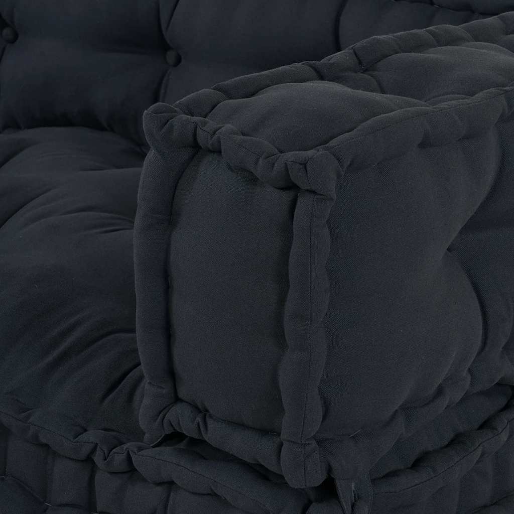 Pallet Sofa Kissen Anthrazit Stoff