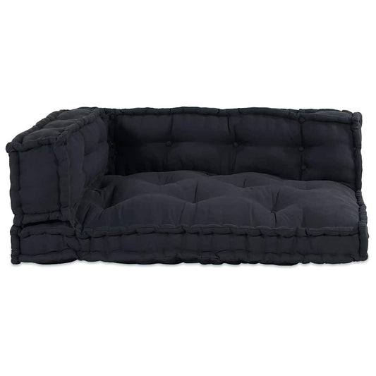 Pallet Sofa Kissen Anthrazit Stoff