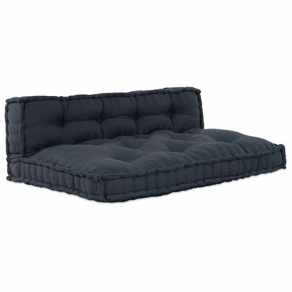 Pallet Sofa Kissen Anthrazit Stoff