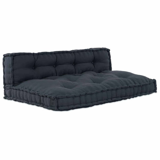 Pallet Sofa Kissen Anthrazit Stoff