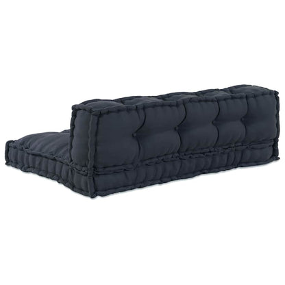 Pallet Sofa Kissen Anthrazit Stoff