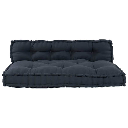 Pallet Sofa Kissen Anthrazit Stoff