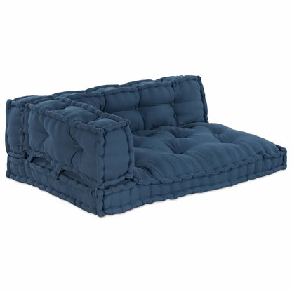 Pallet Sofa Kissen Indigo Stoff