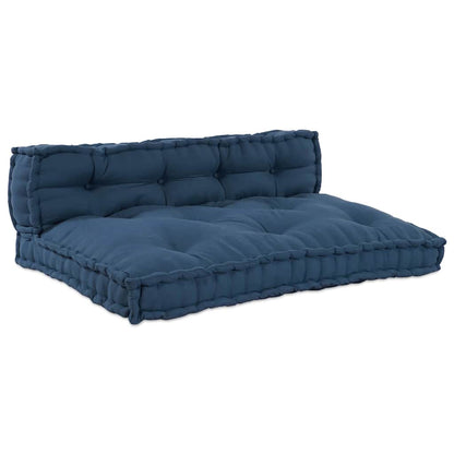 Pallet Sofa Kissen Indigo Stoff