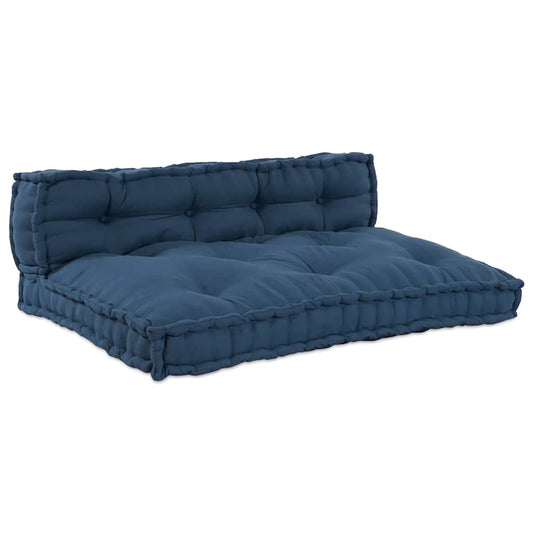Pallet Sofa Kissen Indigo Stoff