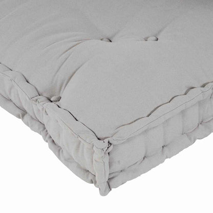 Pallet Sofa Kissen Grau Stoff