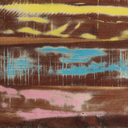 Couchtisch Mehrfarbig 40 x 40 x 38 cm Massives Altholz