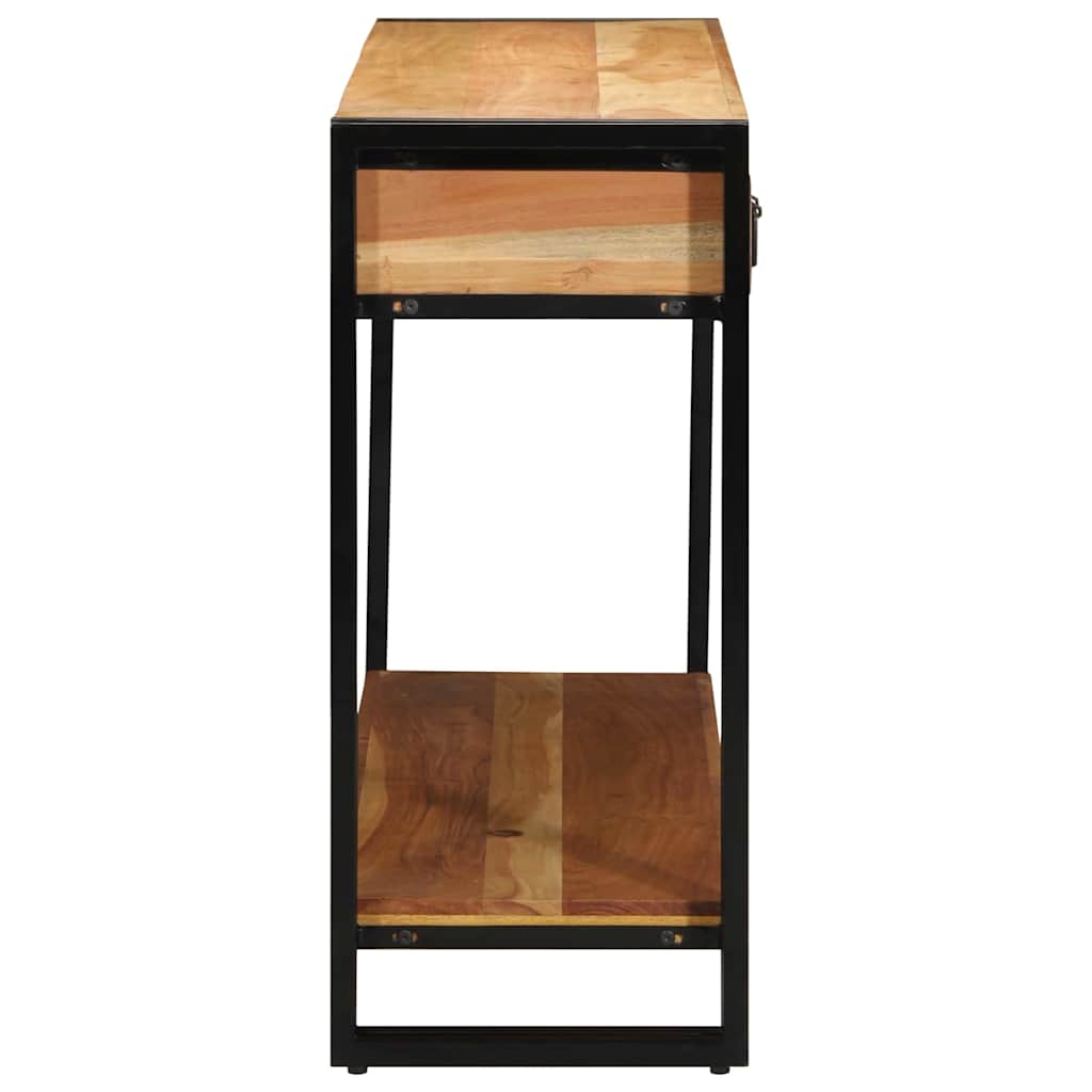 Konsolentisch Braun 120 x 33 x 75 cm Massivholz Akazie