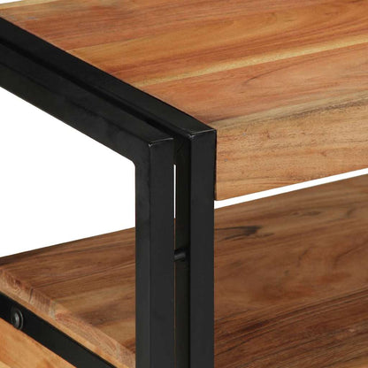 Konsolentisch Braun 120 x 33 x 75 cm Akazie Massivholz