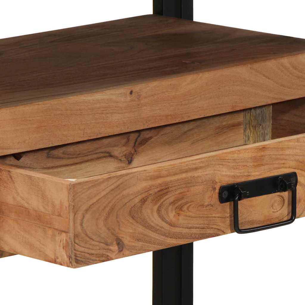 Konsolentisch Braun 120 x 33 x 75 cm Akazie Massivholz