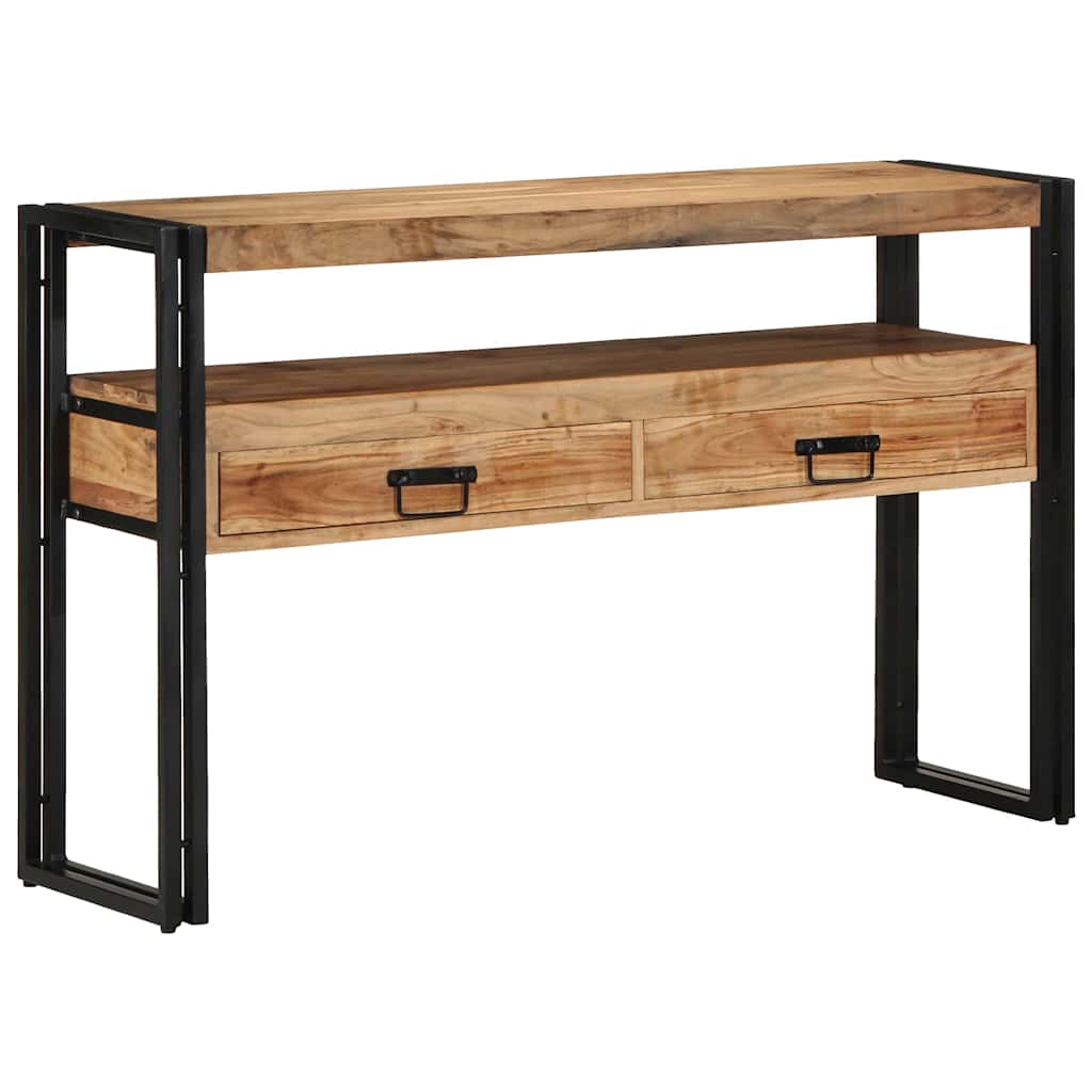 Konsolentisch Braun 120 x 33 x 75 cm Akazie Massivholz