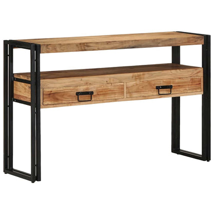 Konsolentisch Braun 120 x 33 x 75 cm Akazie Massivholz