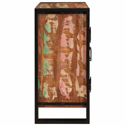 Nachttisch Mehrfarbig 38 x 33 x 58 cm Massives Altholz