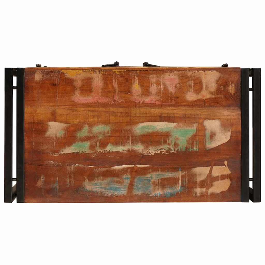 Nachttisch Mehrfarbig 38 x 33 x 58 cm Massives Altholz